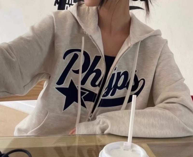 ビックプリントパーカー