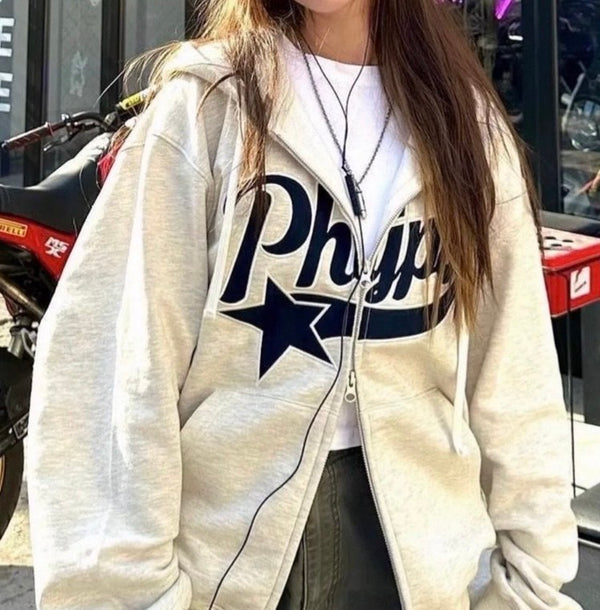 ビックプリントパーカー