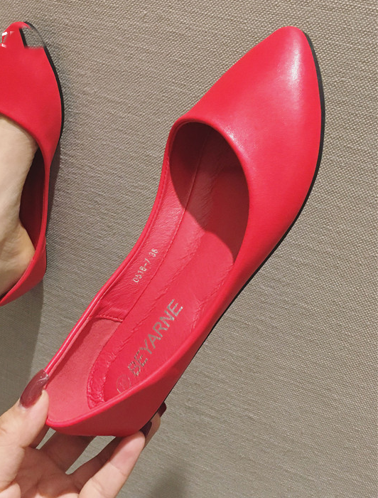 キャンディーフラットパンプス